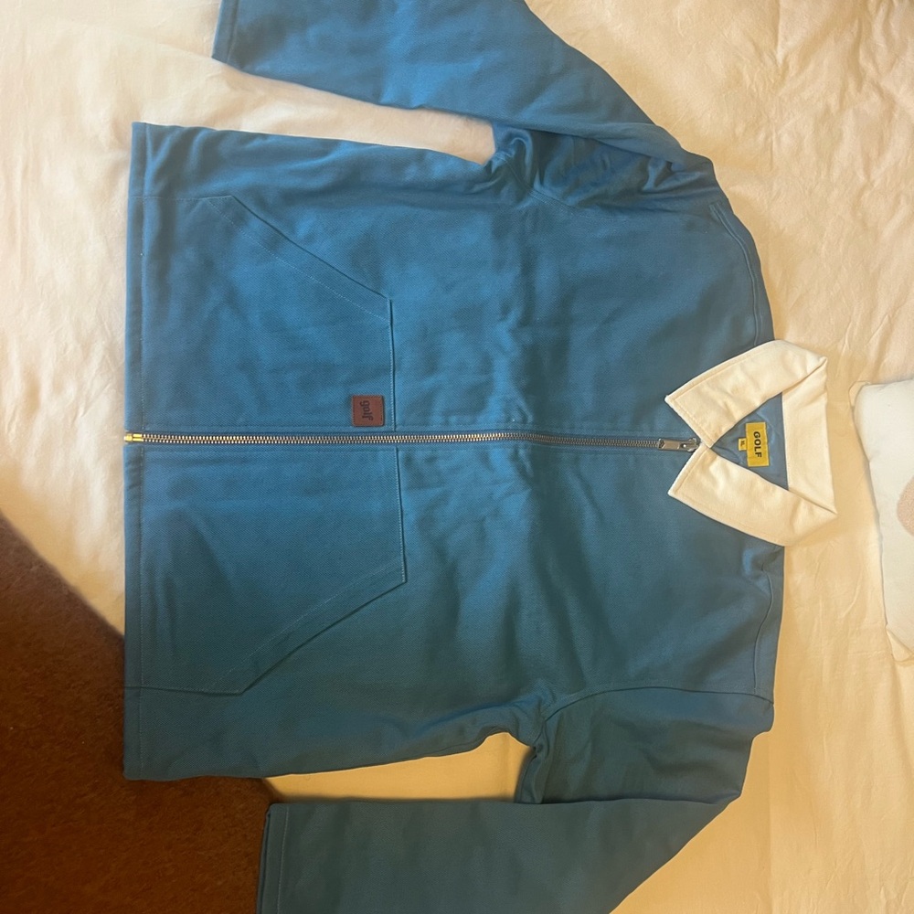 Golf Wang Blue Jacket with White Collar